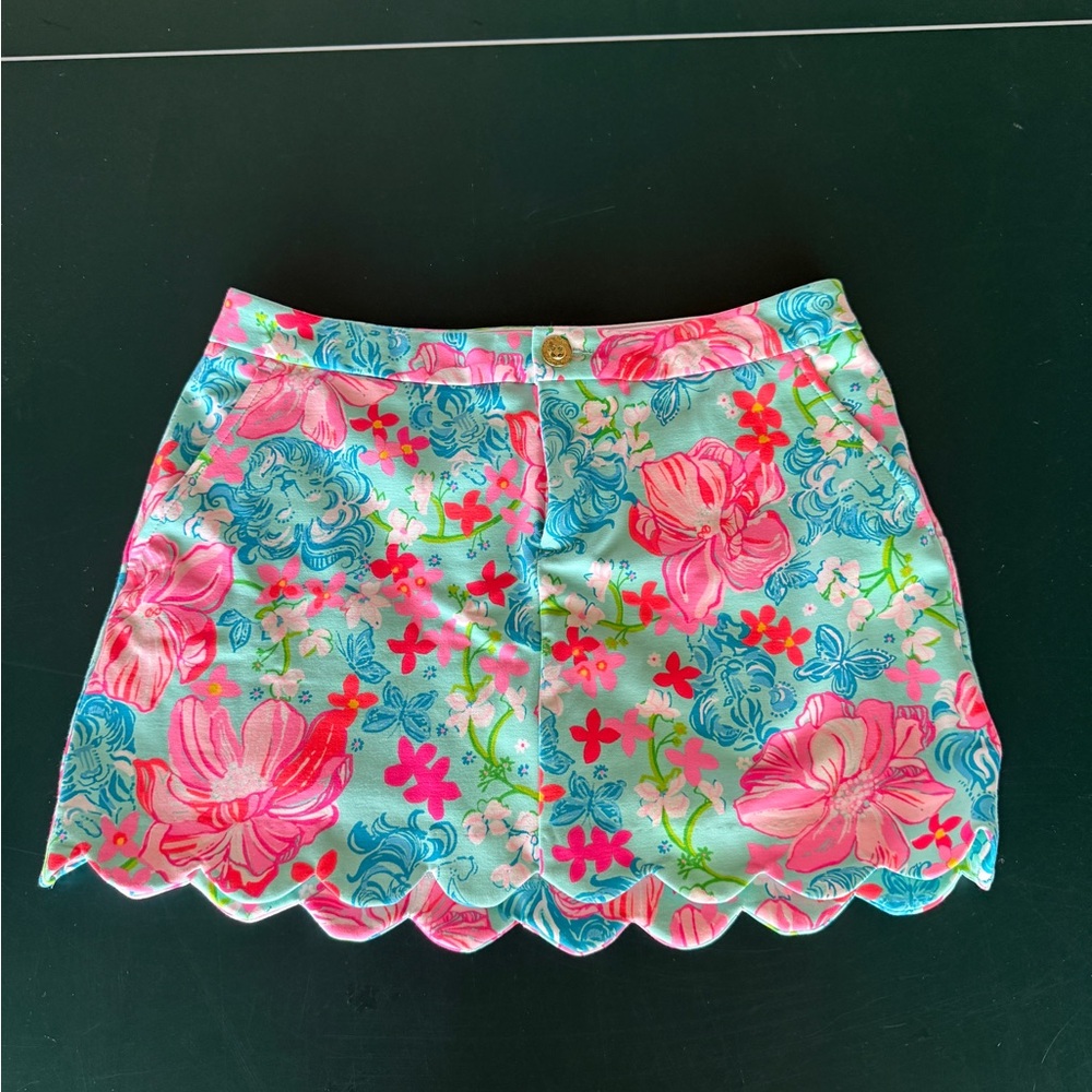Lilly Pulitzer White Skirt with Pink Accents